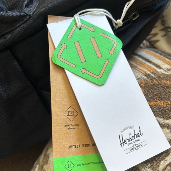 Herschel Supply Co.Herschel Classic XL Backpack, Black New EcoSystem 600D Fabric - Picture 14 of 14